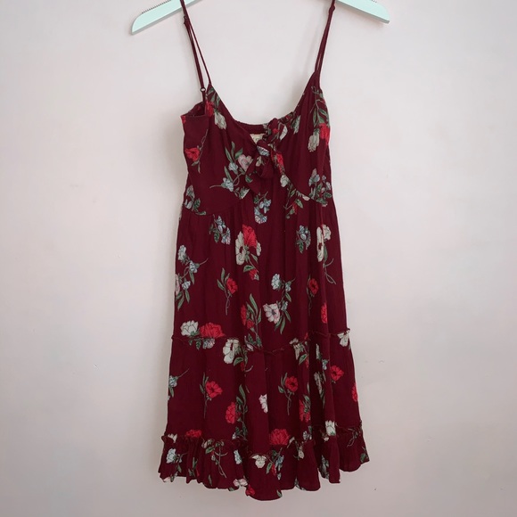 Nordstrom Dresses & Skirts - Maroon Floral Dress